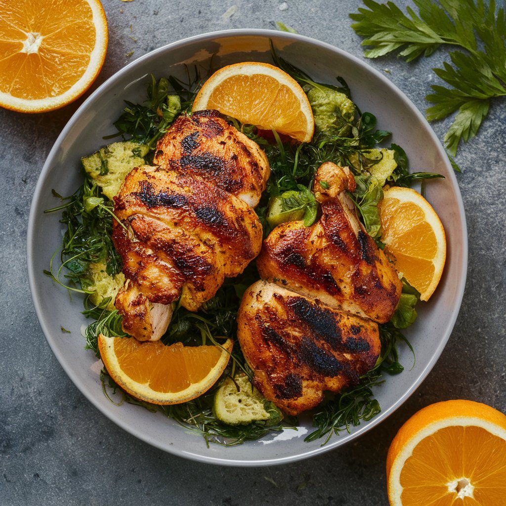 Orange Ginger Grilled Chicken