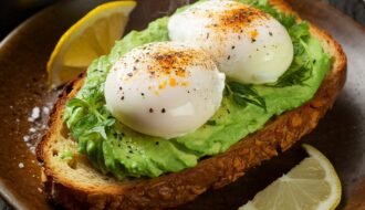 Avocado Toast with Poached Eggs