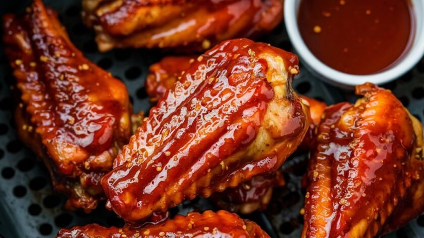 BBQ Air Fryer Chicken Wings