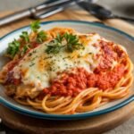 Baked Chicken Parmesan with Spaghetti Recipe