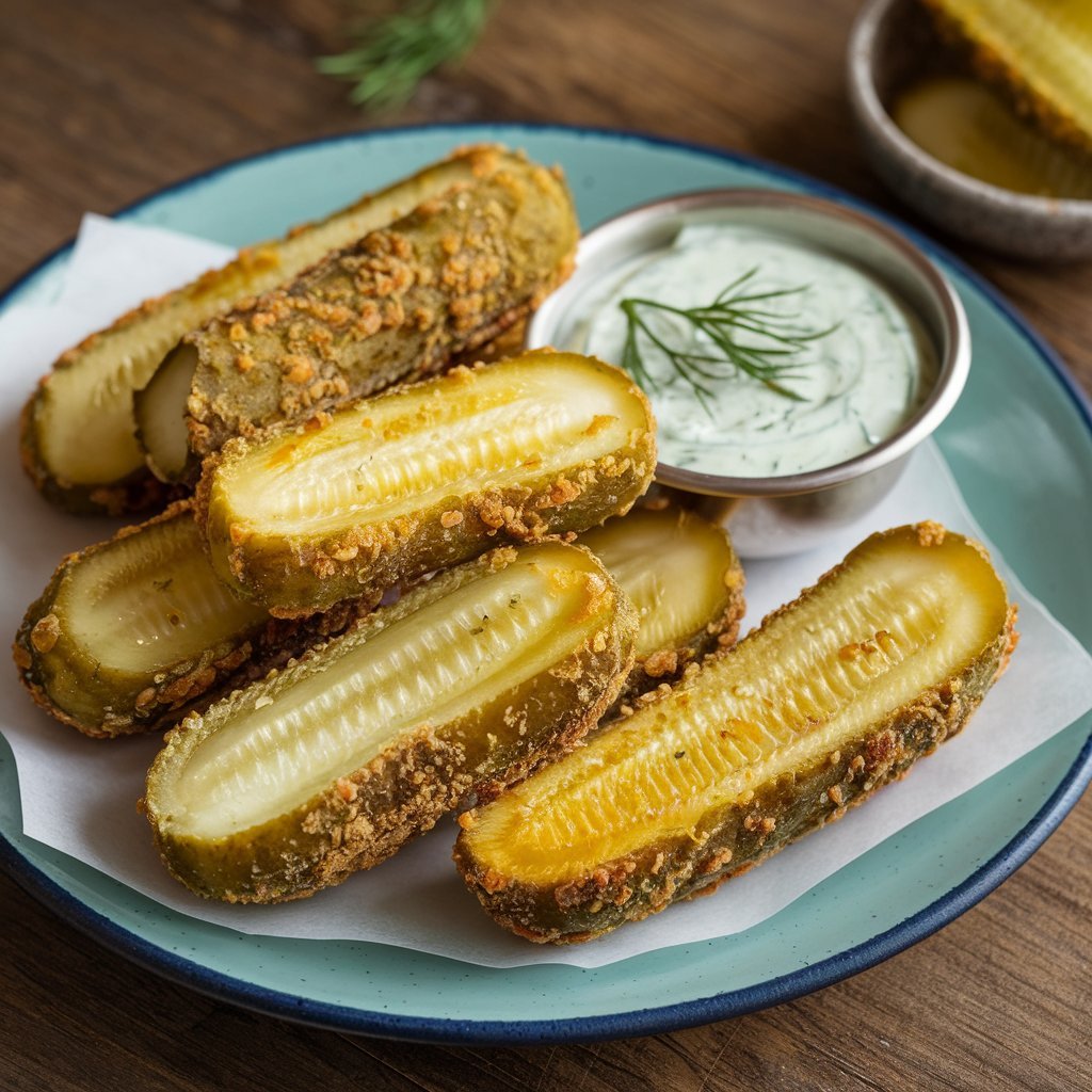 Air Fryer Fried Pickles Recipe - The Ultimate Crunchy Snack