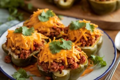 Taco-Stuffed Bell Peppers