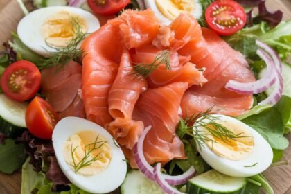 Smoked Salmon Breakfast Salad