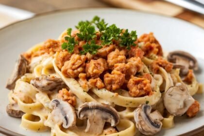 Creamy Mushroom Pasta Recipe