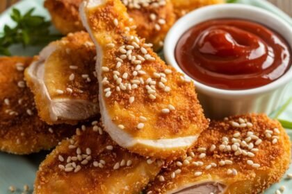 Crispy Air Fryer Chicken Nuggets