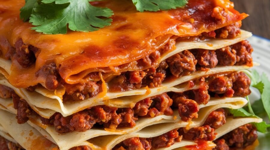 Mexican Style Lasagna with Chorizo