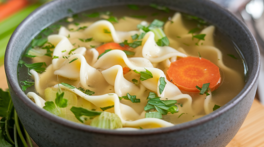 Vegan Chicken Noodle Soup