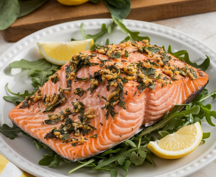 Lemon Herb Grilled Salmon