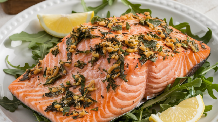 Lemon Herb Grilled Salmon