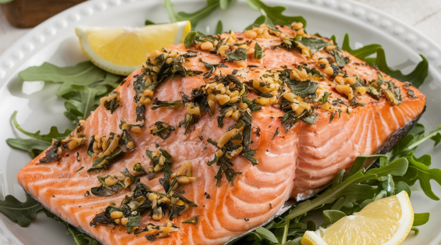 Lemon Herb Grilled Salmon