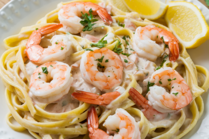 Shrimp Scampi Linguine