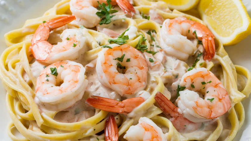 Shrimp Scampi Linguine