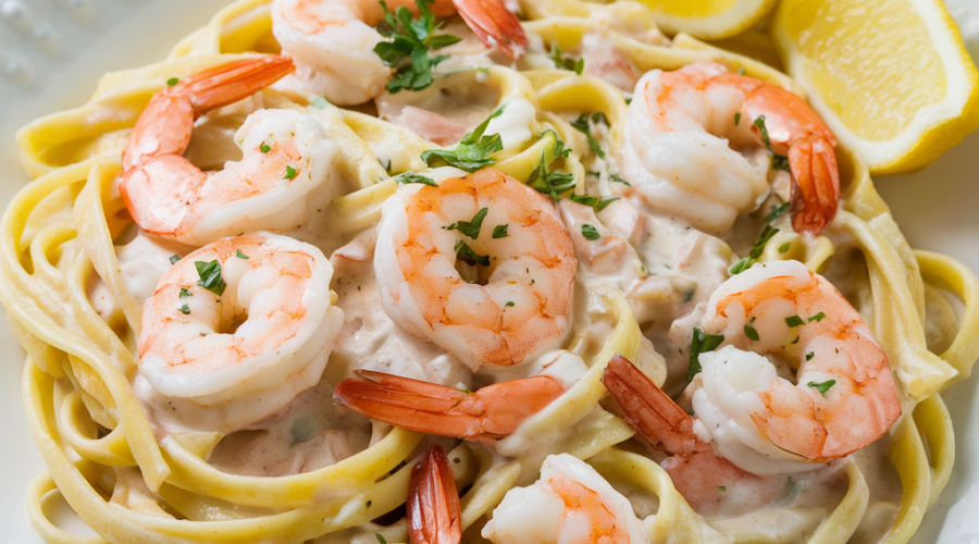 Shrimp Scampi Linguine