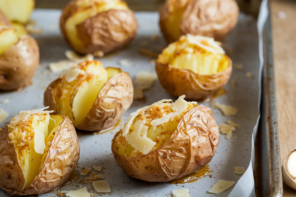 Garlic Parmesan Roasted Potatoes