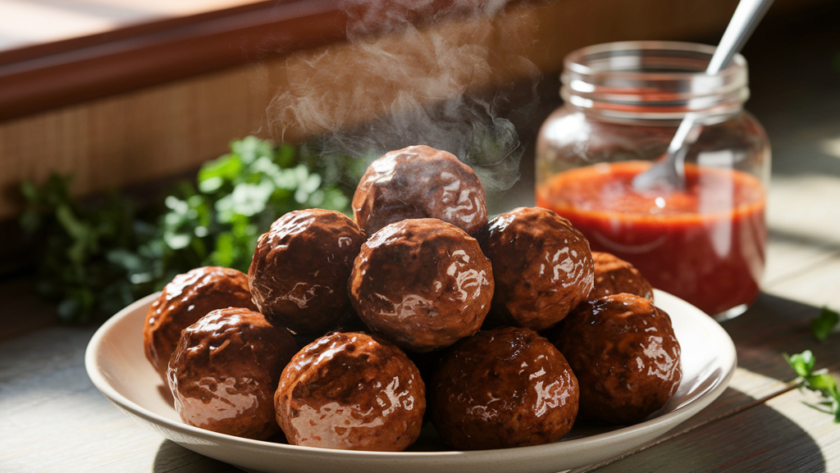 Sweet and Spicy Meatballs