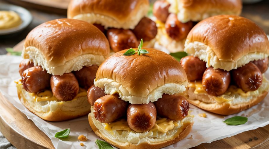 Maple Sausage Breakfast Sliders