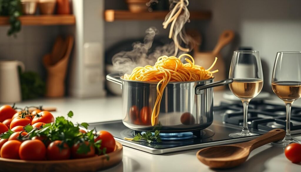 one-pot pasta cooking