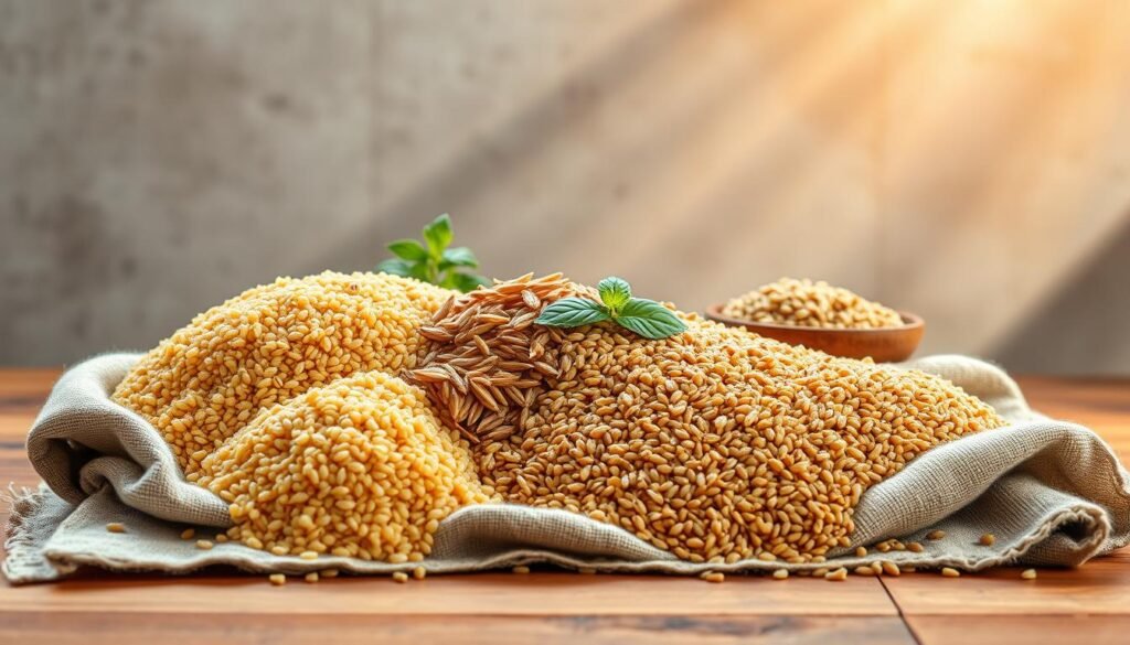 protein-rich whole grains